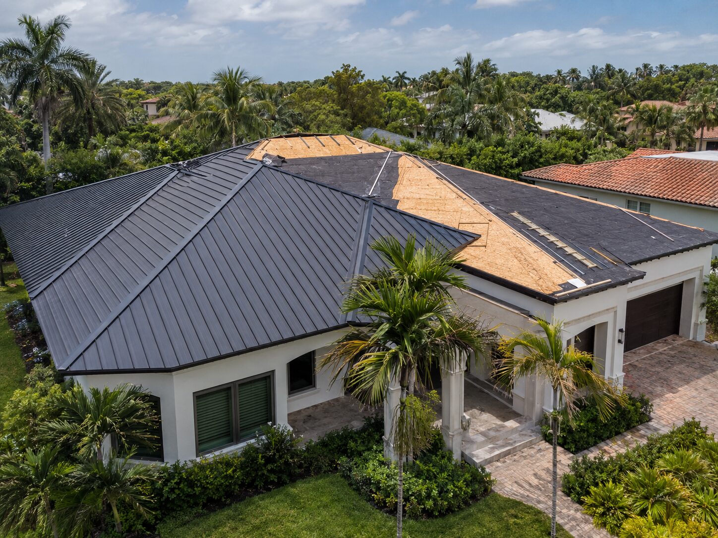 Metal roof replacement in Palmetto Bay, FL